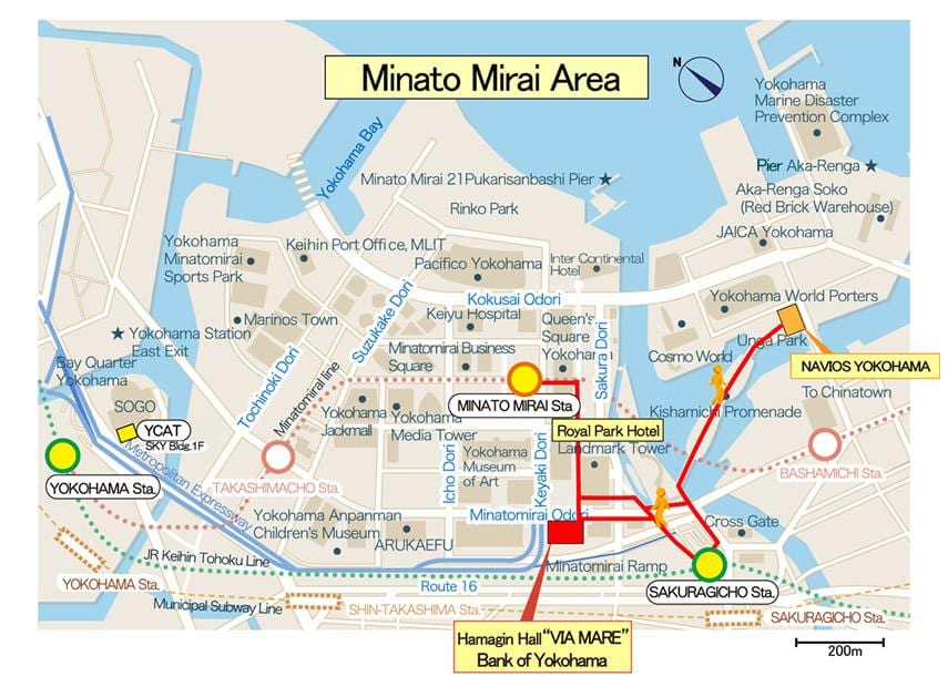 みなとみらい21地図