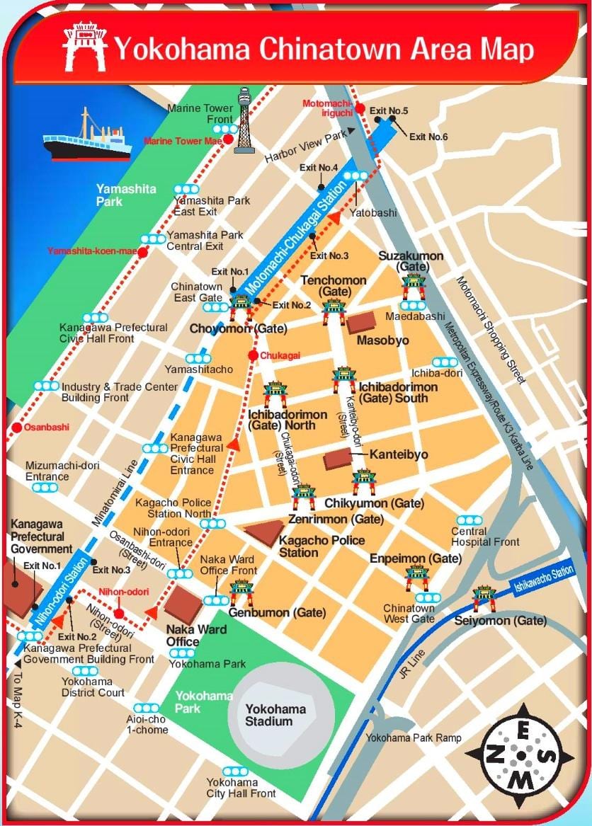 Map横浜中華街