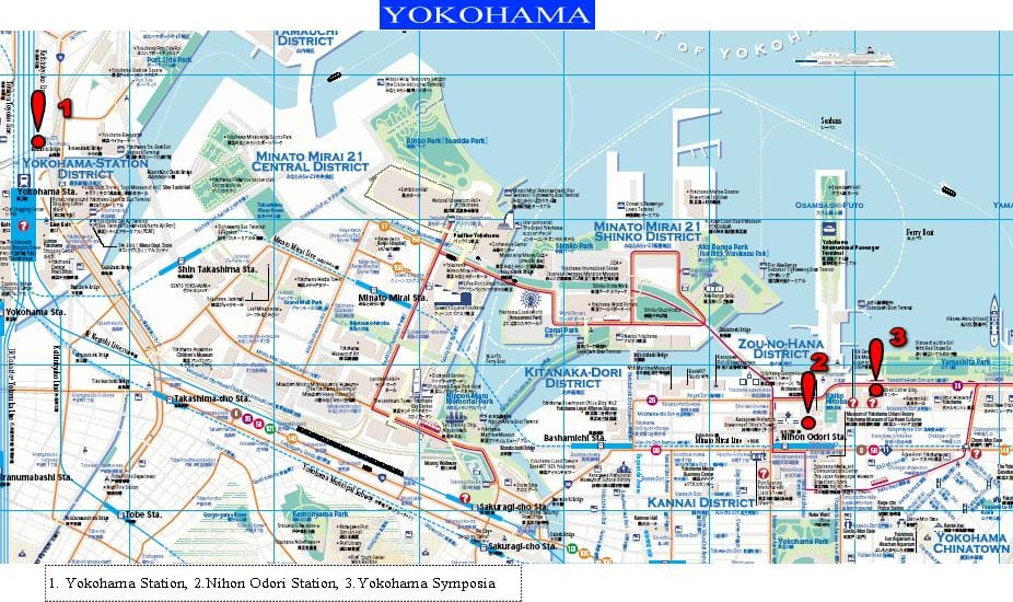 横浜散策マップ
