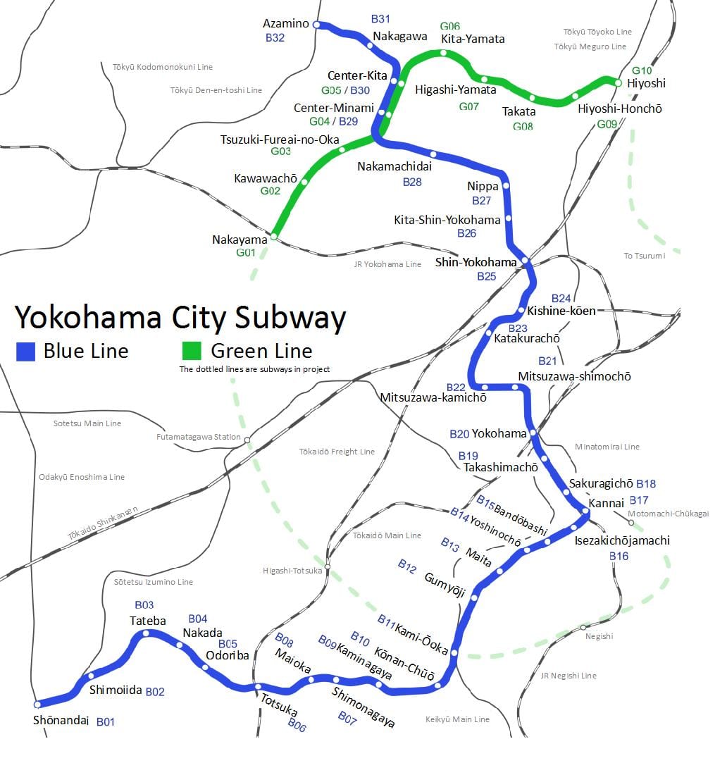 横浜線地図