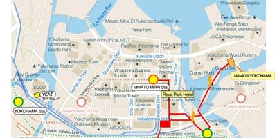 みなとみらい21地図