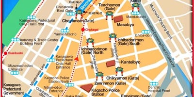 地図神奈川大学横浜キャンパス