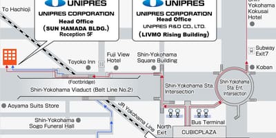 地図の新横浜